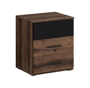 Szafka nocna BETA 3S 22ZB1622 | Dąb monastery, czarny