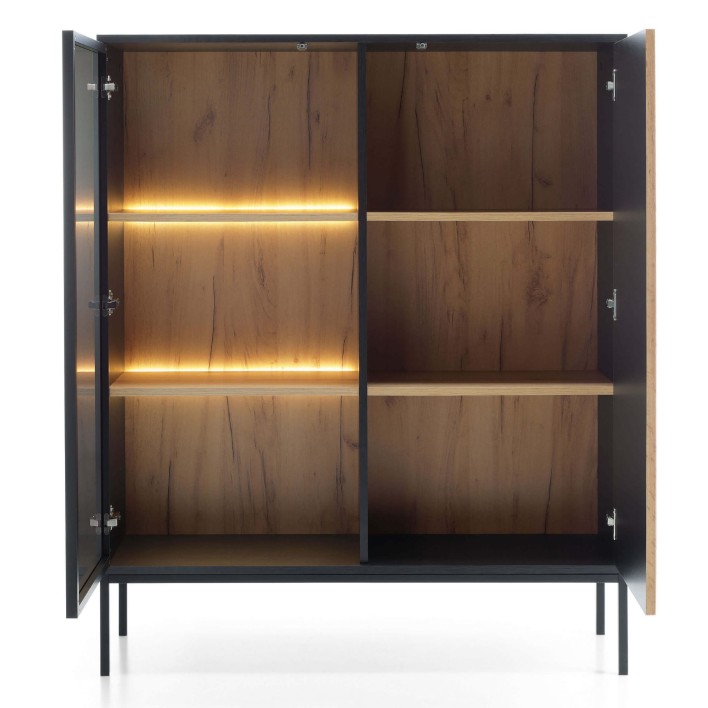 witryna dwudrzwiowa na nóżkach