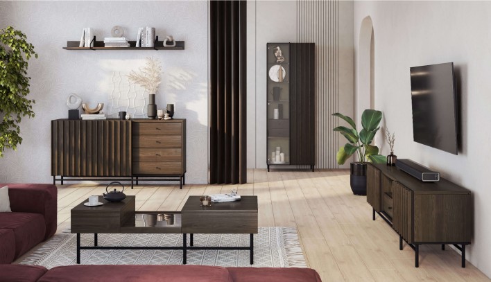 kolekcja PIEMONTE jesion portland/czarny