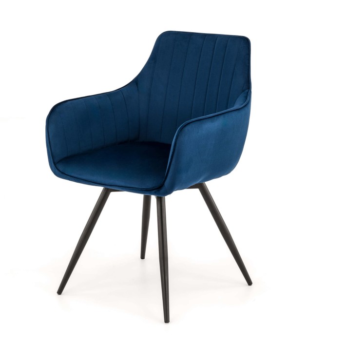 krzesło welurowe obrotowe