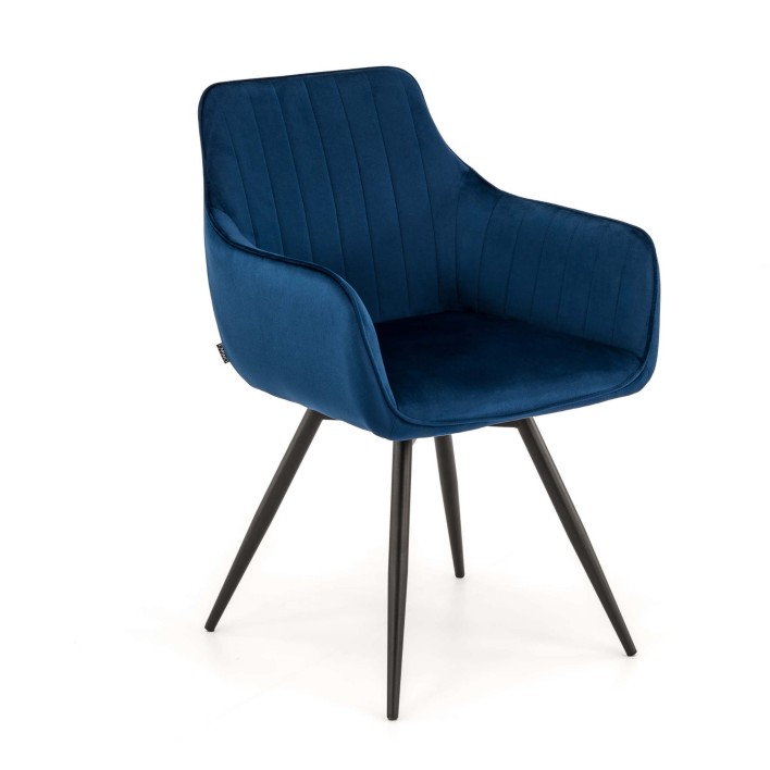 krzesło do jadalni granatowe
