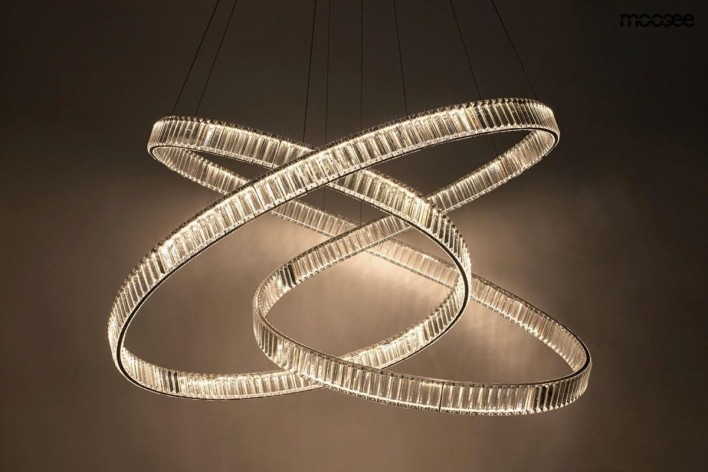 MOOSEE lampa wisząca WAVE 130 chrom