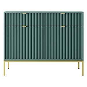 Komoda NOVA KSZ104 Labrador/Morski / rama złota