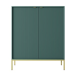 Komoda NOVA K104 Labrador/Morski / rama złota