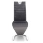 KRZESŁO TAPICEROWANE DO JADALNI DC-99-2 POPIEL WELUR OUTLET-3