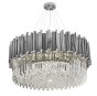 Lampa wisząca IMPERIAL SILVER 80 - stal, kryształ