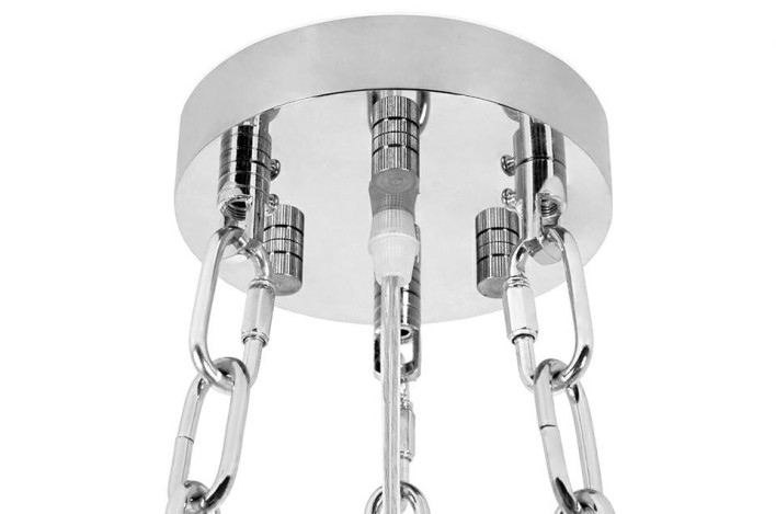 Lampa wisząca IMPERIAL SILVER 80 - stal, kryształ