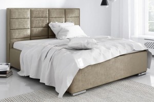 Łóżko tapicerowane z pojemnikiem CAPRI | 160x200 | Kolor do wyboru