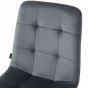 Krzesło tapicerowane DC-6401 | Szary welur #21 | Outlet-3