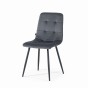 Krzesło tapicerowane DC-6401 | Szary welur #21 | Outlet-6
