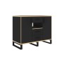 komoda glamour czarno-zlota
