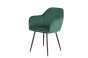 Krzesło z podłokietnikami 8174-2 | Zielony welur | Outlet-3