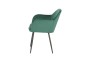 Krzesło z podłokietnikami 8174-2 | Zielony welur | Outlet-4
