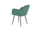 Krzesło z podłokietnikami 8174-2 | Zielony welur | Outlet-5