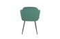 Krzesło z podłokietnikami 8174-2 | Zielony welur | Outlet-6