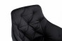 Krzesło tapicerowane DC-0084-3 | Czarny welur | Złote nogi | OUTLET-14