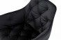 Krzesło tapicerowane DC-0084-3 | Czarny welur | Złote nogi | OUTLET-18