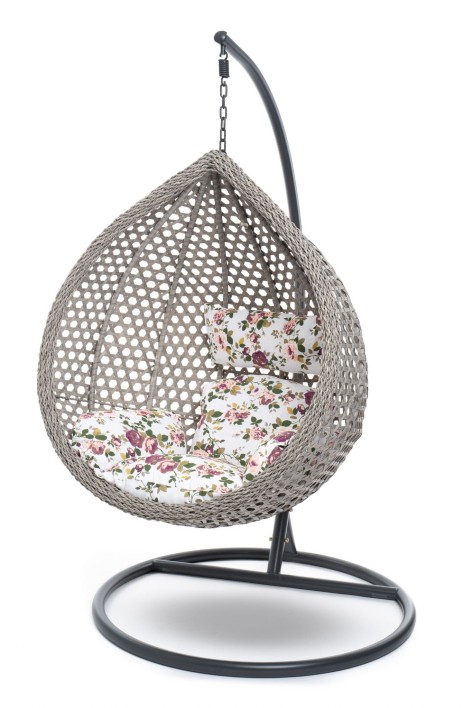 fotel ogrodowy szary