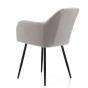 Krzesło fotelowe 8174-2 | Jasny szary welur | OUTLET-5