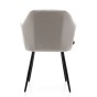 Krzesło fotelowe 8174-2 | Jasny szary welur | OUTLET-6