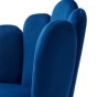 Krzesło obrotowe muszelka DC-6092S | Granatowy welur | OUTLET-5
