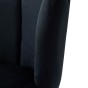 Krzesło obrotowe muszelka DC-6092S | Czarny welur | OUTLET-6