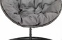 Fotel ogrodowy wiszący HC-001 szary technorattan, poduszka w zestawie | OUTLET-13