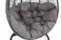 Fotel ogrodowy wiszący HC-001 szary technorattan, poduszka w zestawie | OUTLET-19