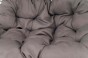 Fotel wiszący ogrodowy 2 osobowy HC-008 szary | OUTLET-25