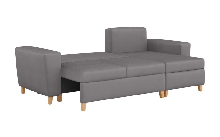 Mały narożnik z funkcją spania