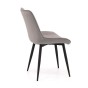 Krzesło tapicerowane DC-6020 | Welur | Szary #20 | Outlet-10