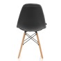 Krzesło skandynawskie tapicerowane EAMES EM01N | Welur | Popiel #21 | Nogi drewniane | Outlet-7