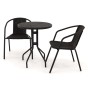 Zestaw mebli balkonowych BALI KJF3644 | Czarny | OUTLET-4