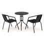 Zestaw mebli balkonowych BALI KJF3644 | Czarny | OUTLET-8
