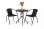 Zestaw mebli balkonowych BALI KJF3644 | Czarny | OUTLET-14