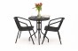 Zestaw mebli balkonowych BALI KJF3644 | Czarny | OUTLET-16