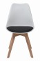 Krzesło skandynawskie 53E-7 biało-czarne | OUTLET-3