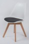 Krzesło skandynawskie 53E-7 biało-czarne | OUTLET-5