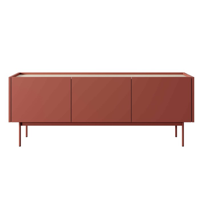 szafka pod telewizor czerwona