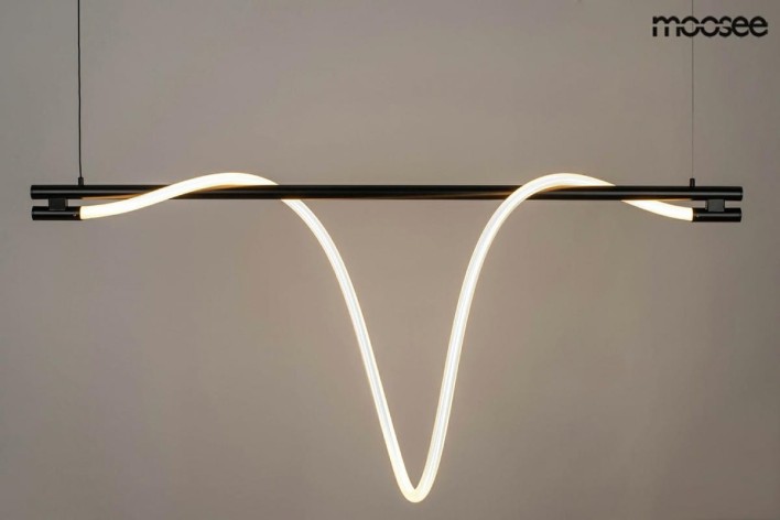 MOOSEE lampa wisząca SERPIENTE 120  czarna