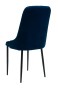 Krzesło tapicerowane HY-DC0255 | Welur | Niebieski | Outlet-5