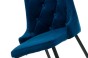 Krzesło tapicerowane HY-DC0255 | Welur | Niebieski | Outlet-6