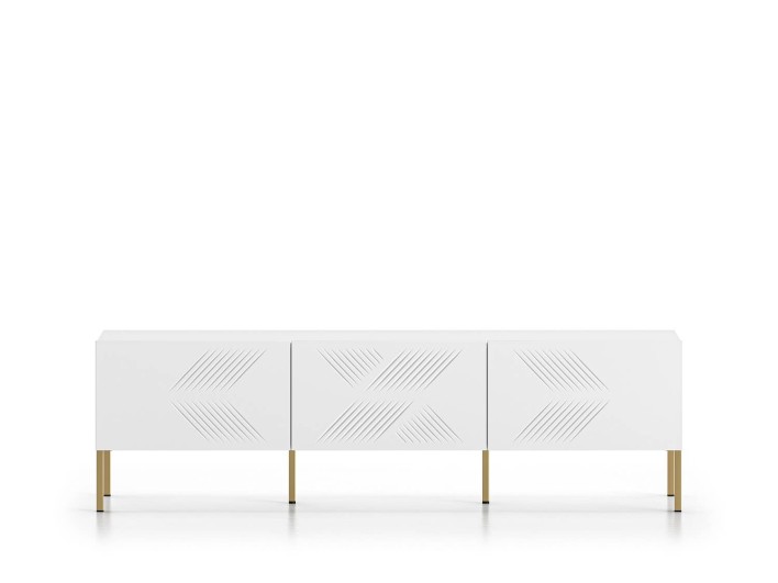 szafka rtv glamour biała