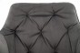 Krzesło tapicerowane DC-0084-3 Szary welur | Nogi czarne | OUTLET-13
