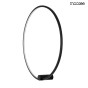 MOOSEE lampa ścienna HOOP 80 czarna-1