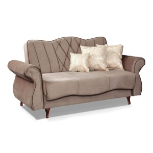 Sofa dwuosobowa rozkładana PANAMA II | Royal Velvet #3 | OUTLET