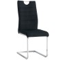 Nowoczesne krzesło C-946 czarne welurowe | OUTLET-1