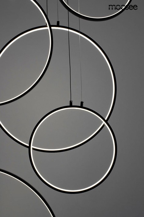 MOOSEE lampa wisząca CIRCULO SIX czarna