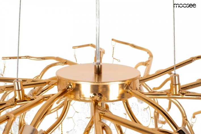 MOOSEE lampa wisząca RIVIERA 80 złota /   clear