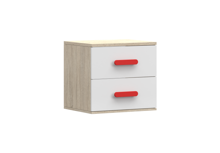 BEDSIDE TABLE OAK_WHITE M01314 HANDLE RED.png